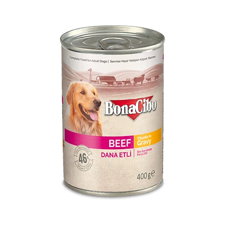 BONACIBO CANNED DOG FOODS BEEF 400g