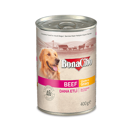 BONACIBO CANNED DOG FOODS BEEF 400g