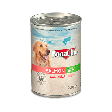 BONACIBO CANNED DOG FOODS SALMON 400g