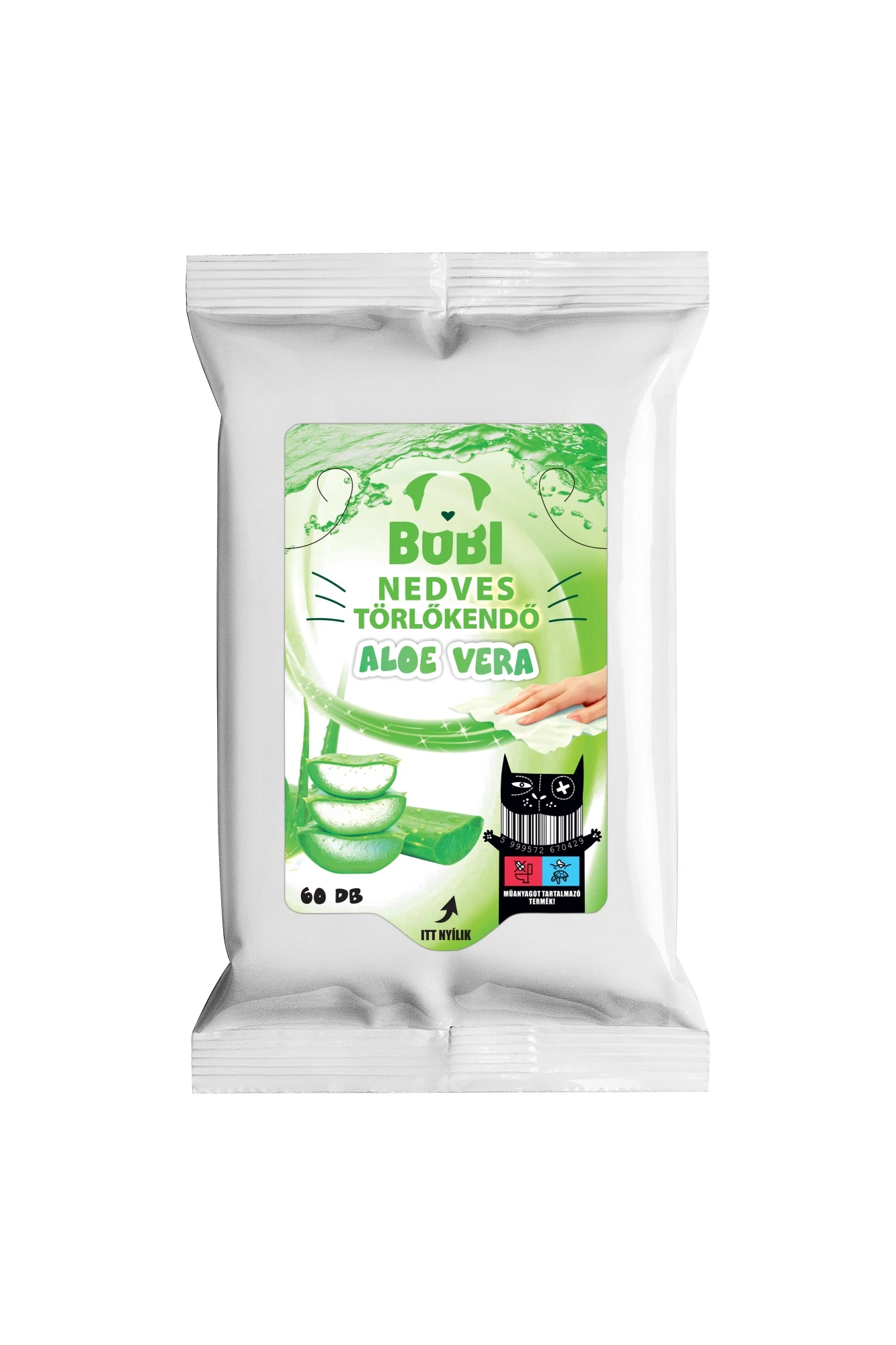 BOBI NEDVES TÖRLŐKENDŐ 60X