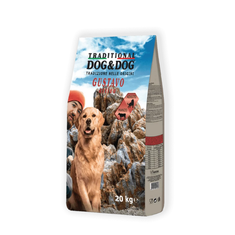 Gheda Traditional Dog&Dog Gustavo Attivo 20kg