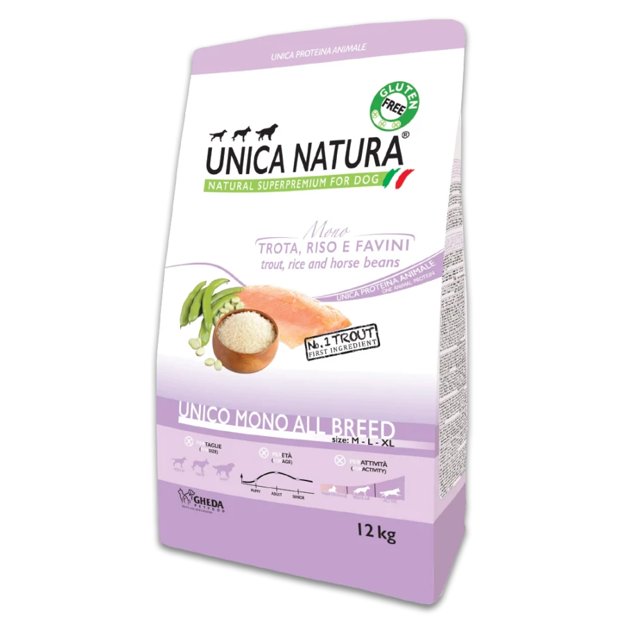 Gheda Unica Natura Unico Mono - Trout, pisztránggal 12kg