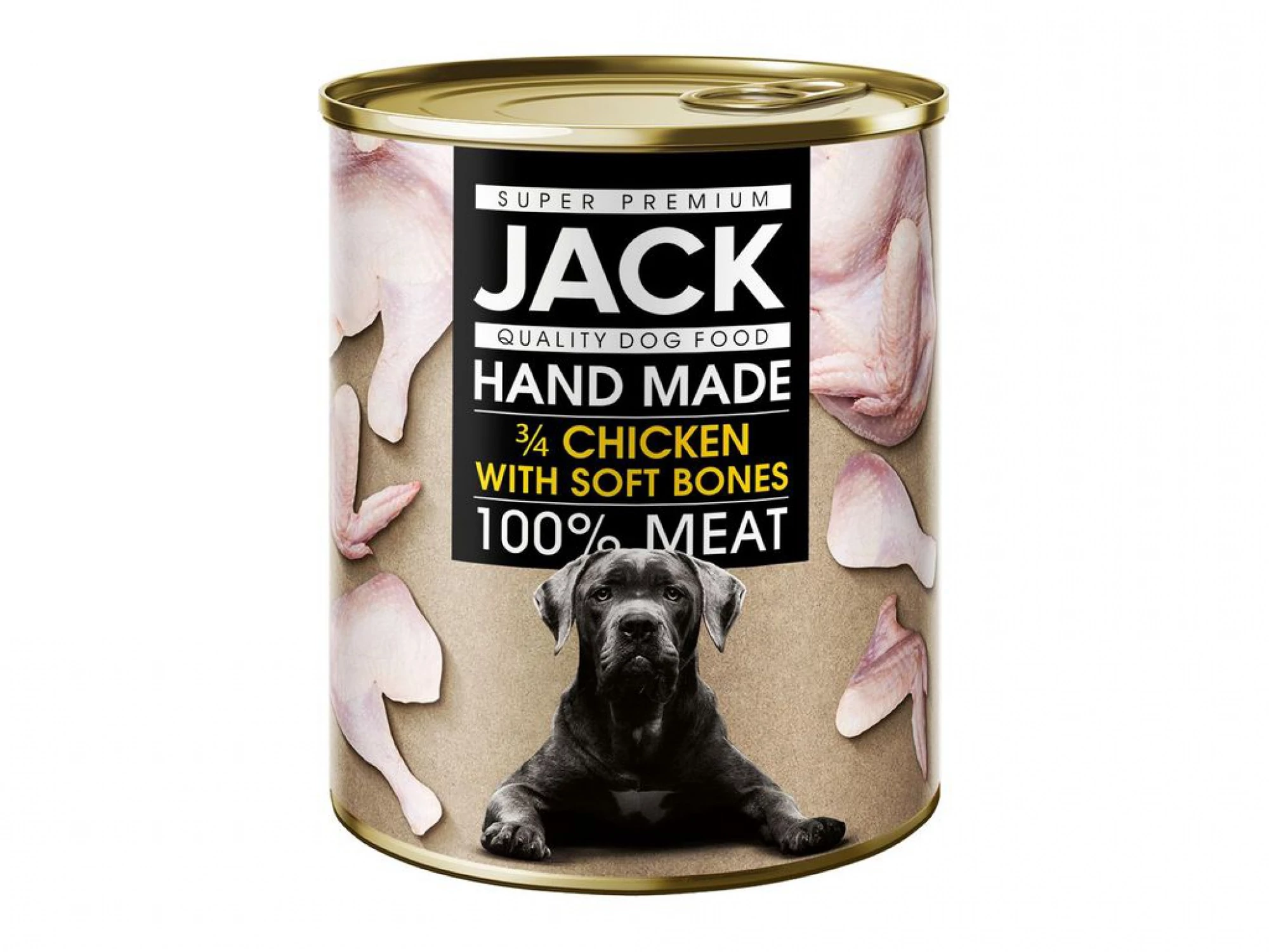 JACK kutya konzerv 3/4 csirke 800g