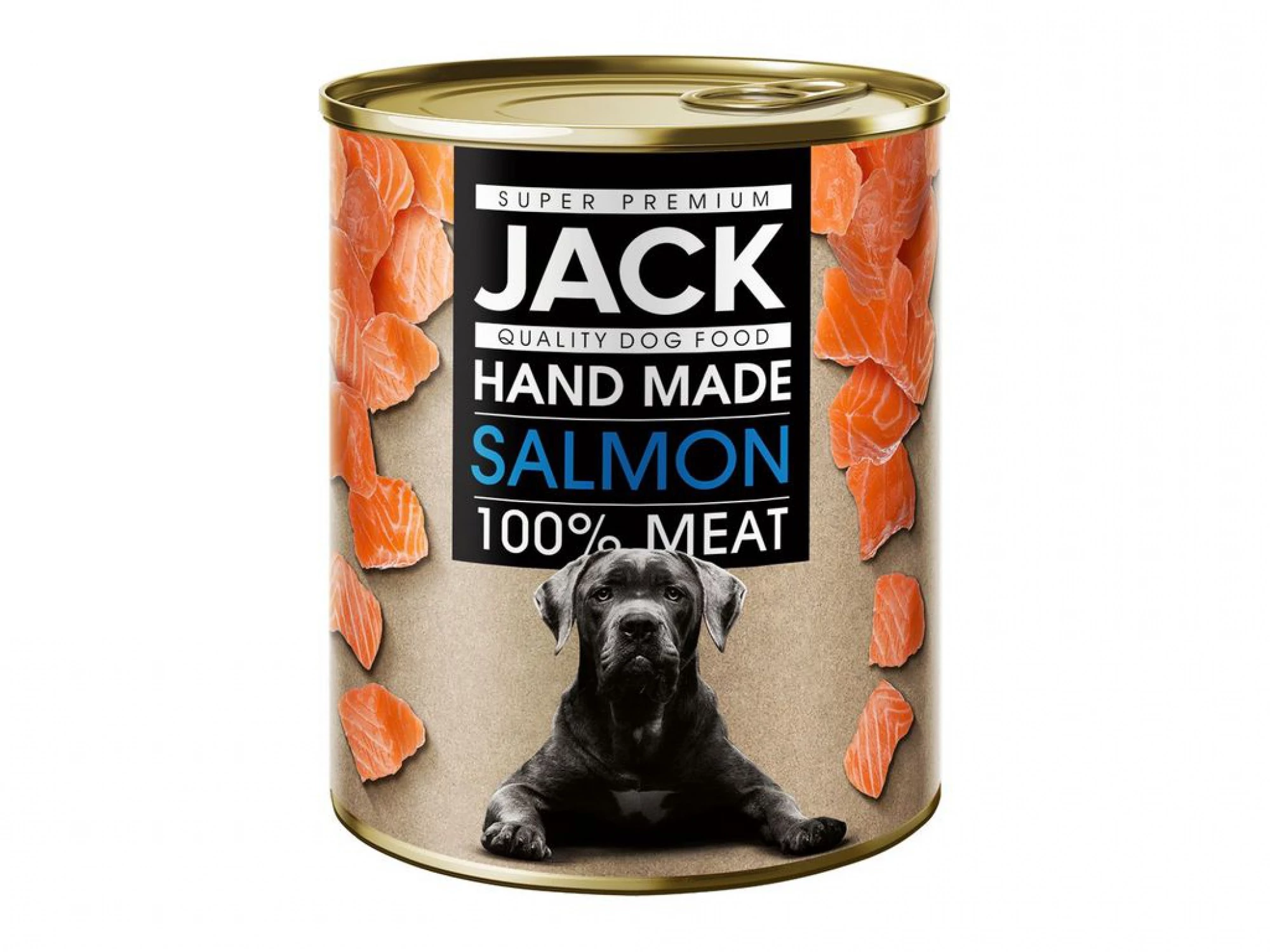 JACK kutya konzerv lazac 800g