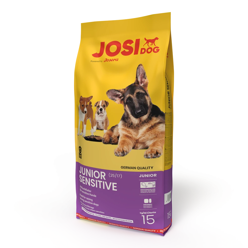 JosiDog Junior Sensitive 15 kg