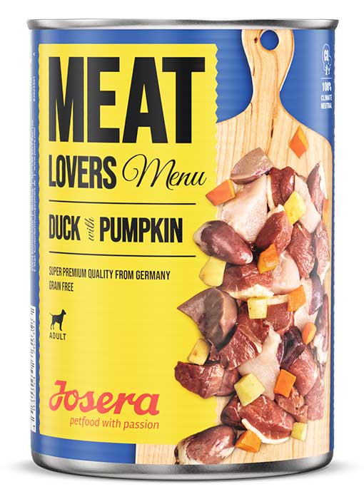 Josera Meat lovers Menu Duck with Pumpkin 6x400g