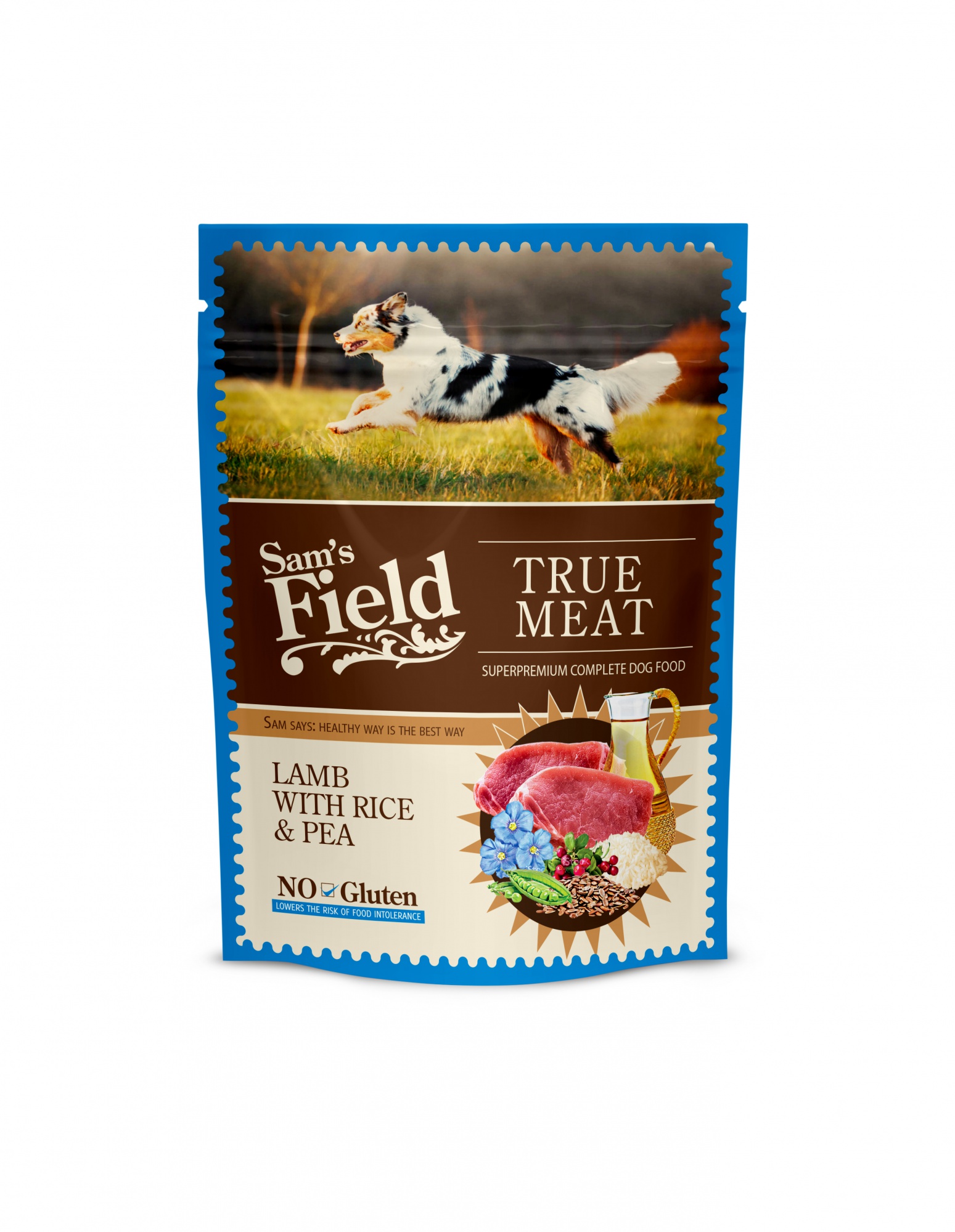 Sam's Field Pouch bárány&rizs&borsó 260g