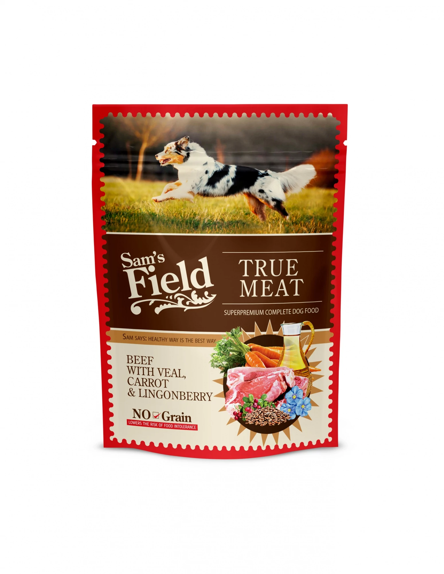 Sam's Field Pouch marha&borjú&répa&vörösáfonya 260g