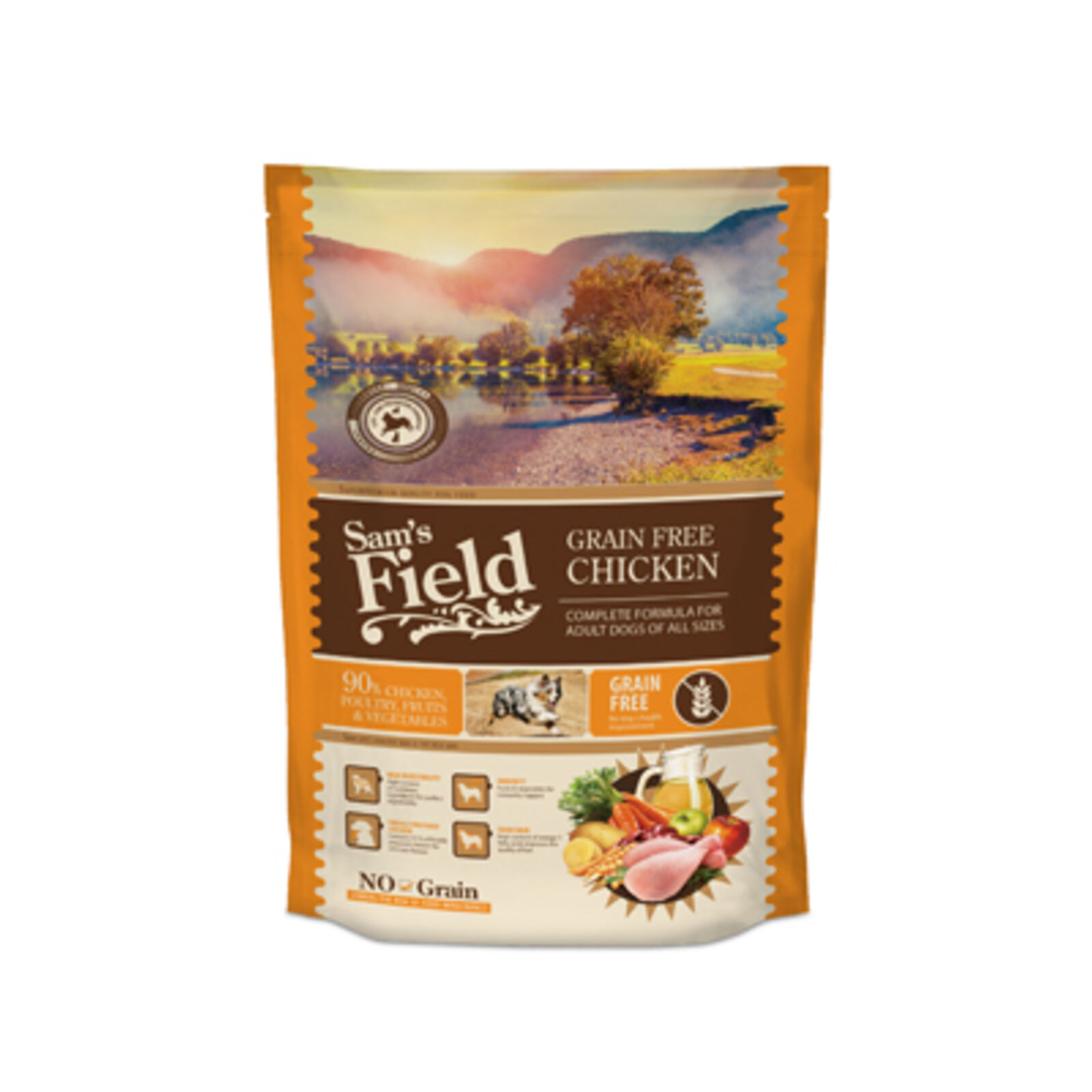 Sam's Field adult grain free csirke 0,8 kg