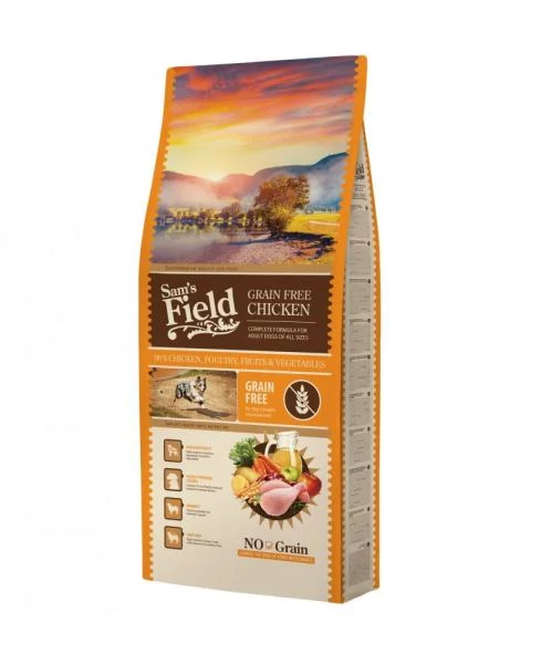Sam's Field adult grain free csirke 13 kg