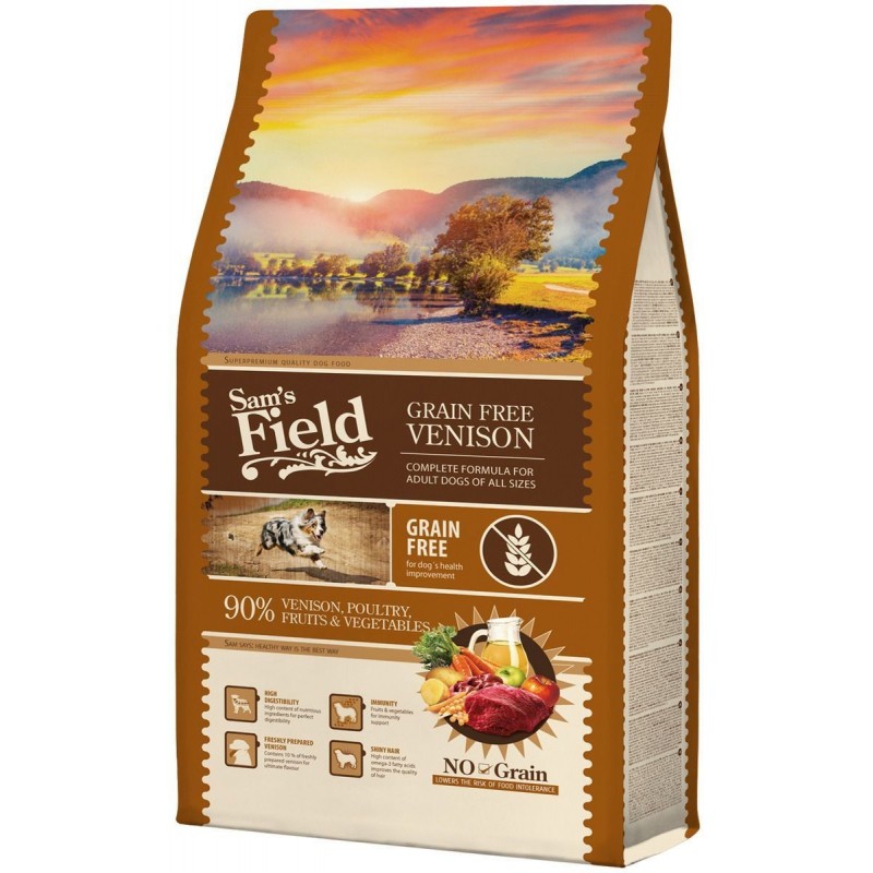 Sam's Field adult grain free szarvas 2,5 kg