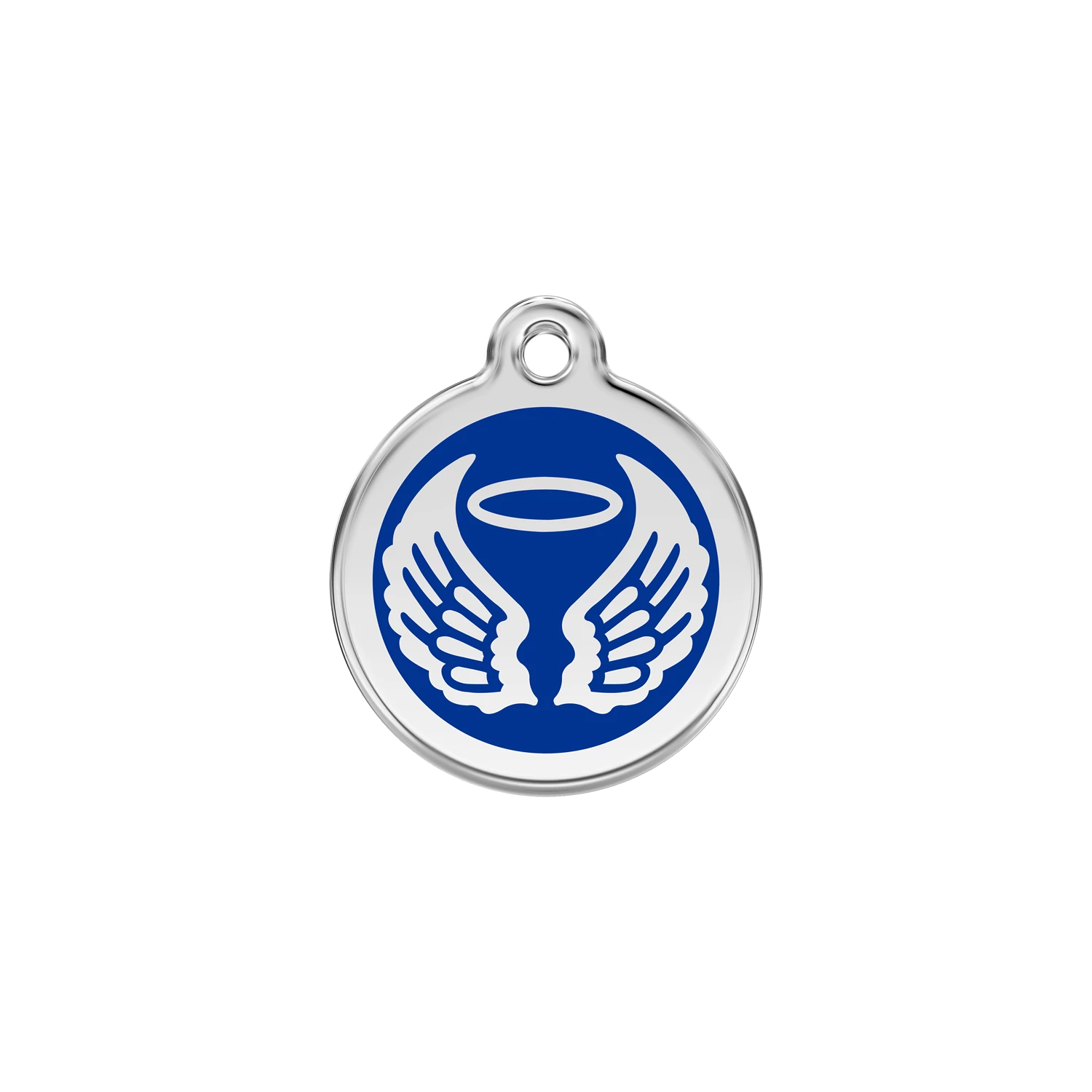 Red Dingo Rozsdamentes angyal szárnyak mintás acél biléta sötétkék