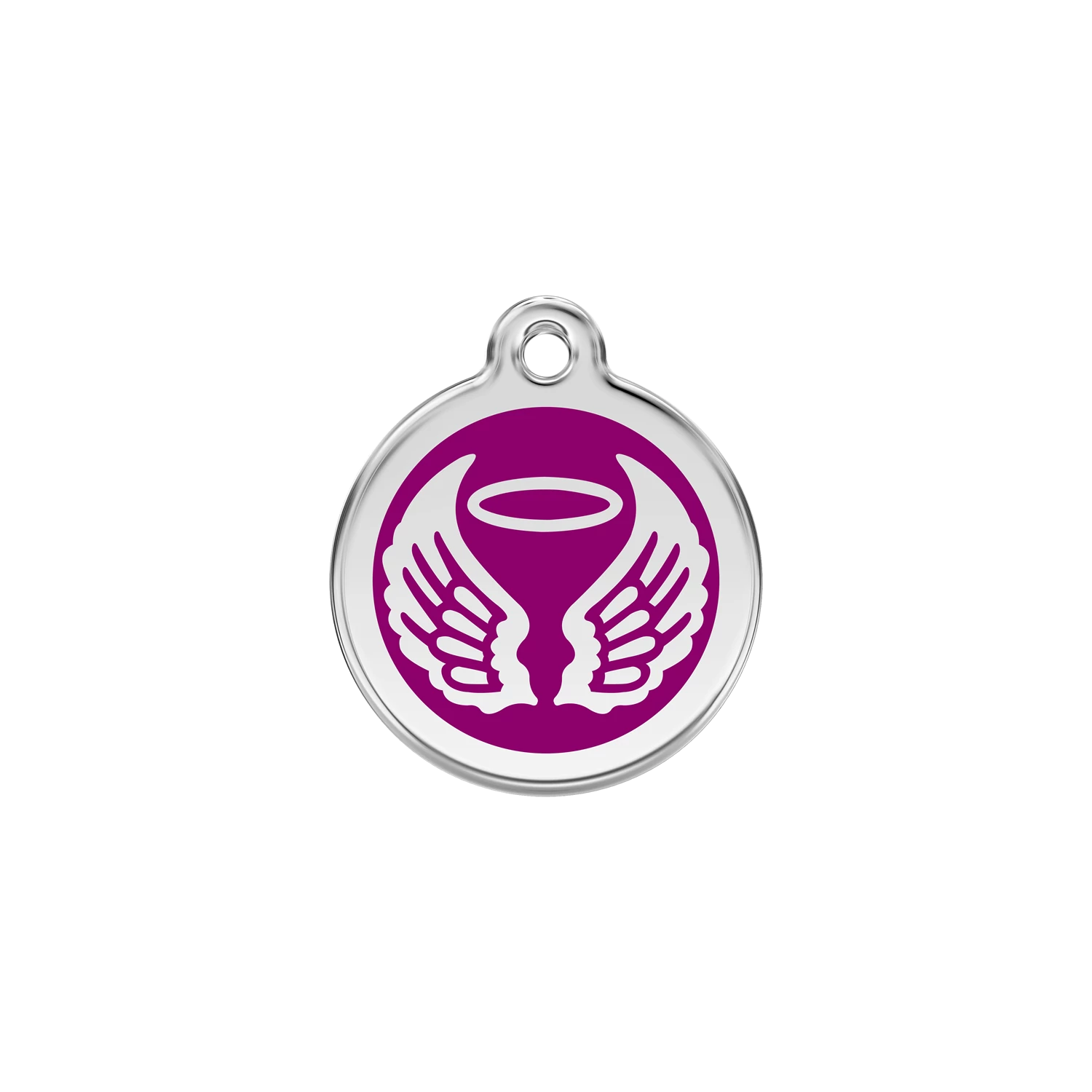 Red Dingo Rozsdamentes angyal szárnyak mintás acél biléta lila