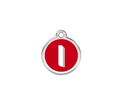 Red Dingo Rozsdamentes I betű mintás acél biléta