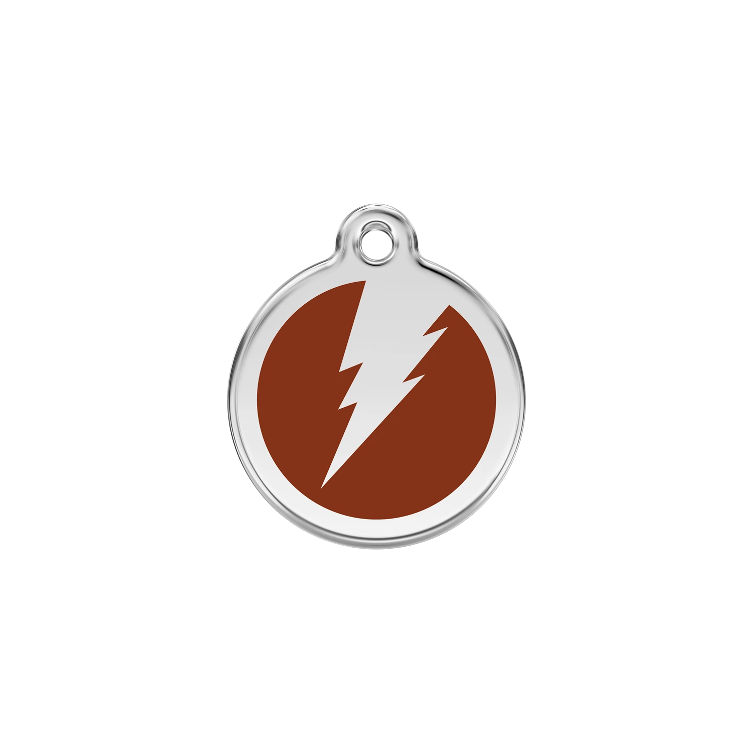 Red Dingo Rozsdamentes villám mintás acél biléta barna