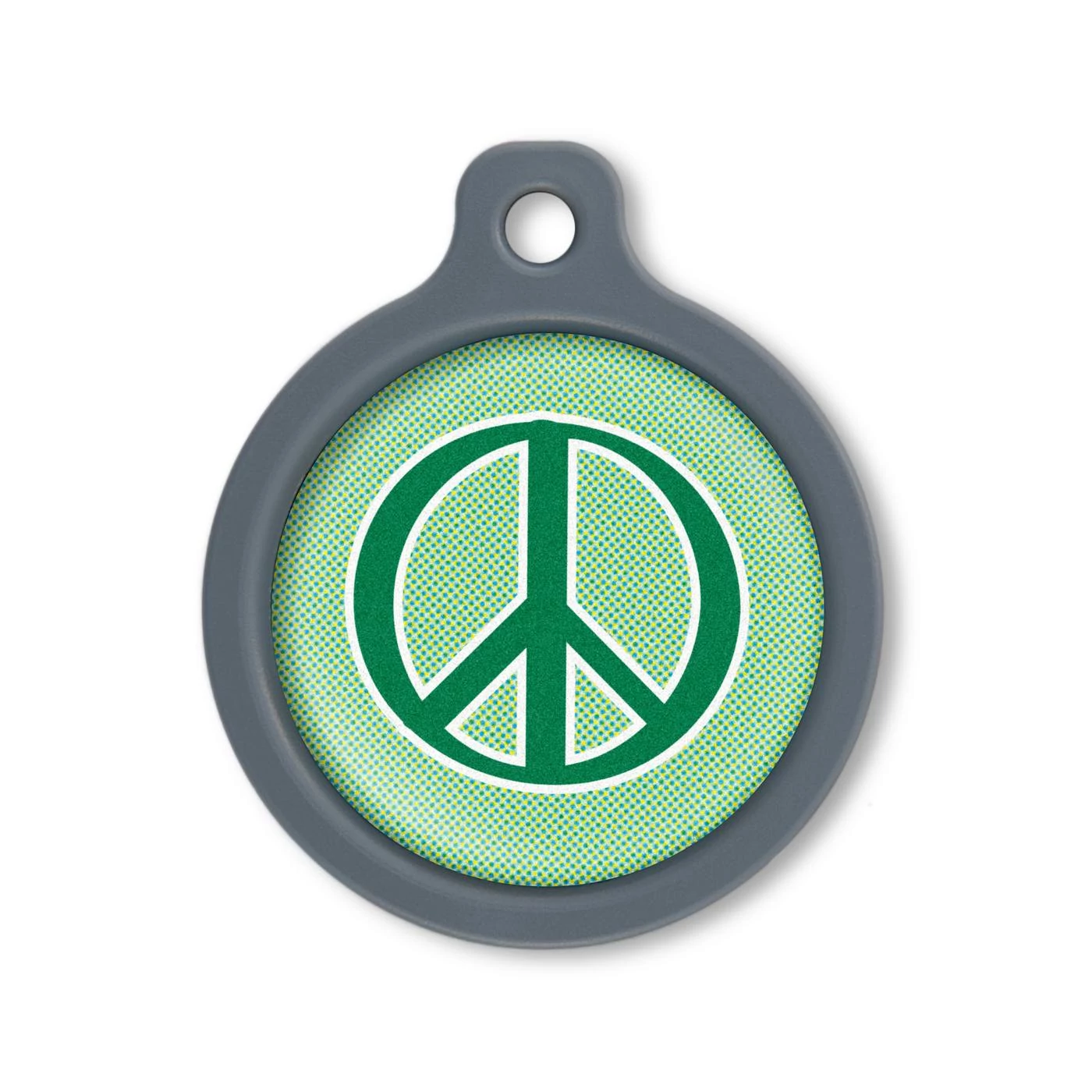 Blucky Graffiti Turquoise Green Dog Tag large