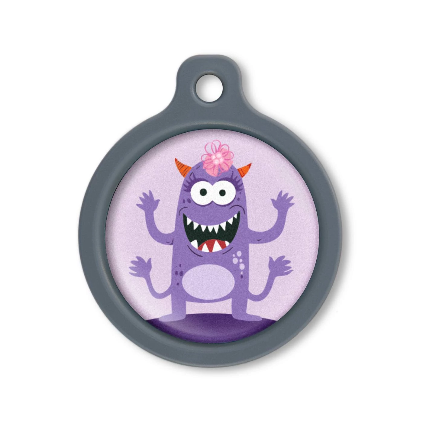 Blucky Beastie Pastel Purple Dog Tag large