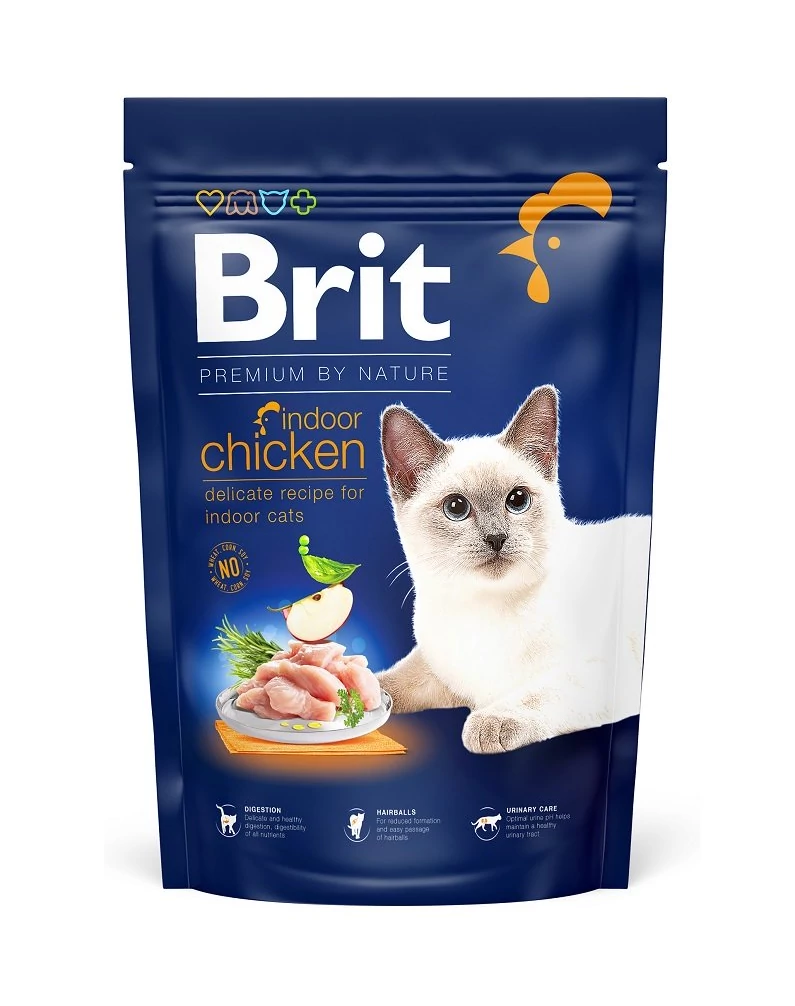 Brit Premium Cat Indoor chicken 1,5kg