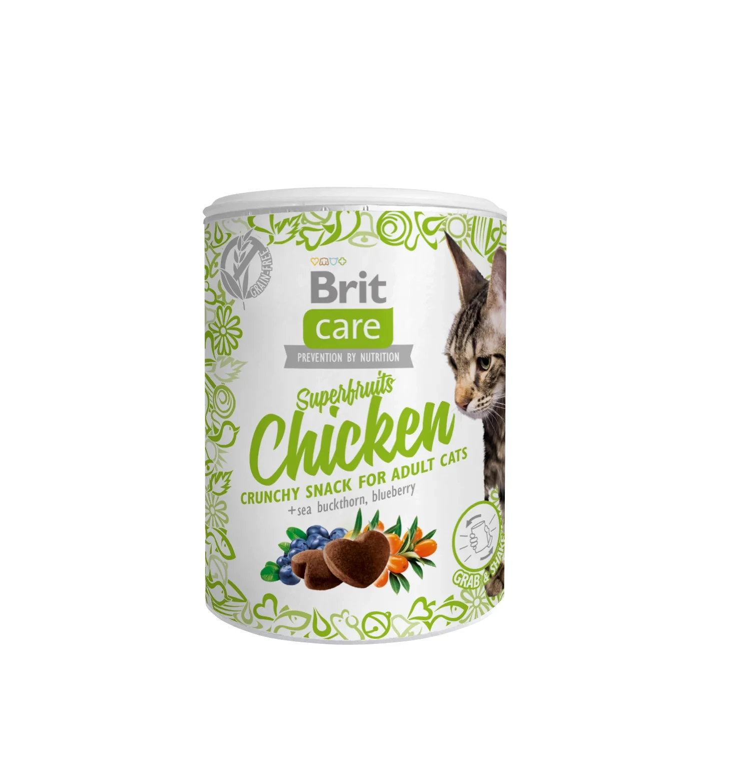 Brit Care Cat Snack Superfruits chicken 100g