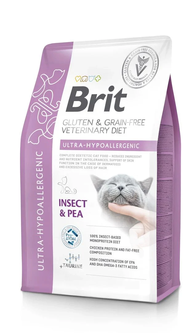 Brit GF Veterinary Diets Cat Ultra-hypoallergenic 400g