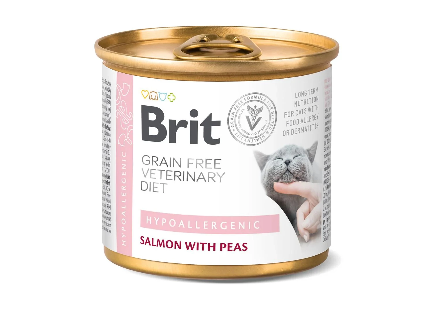 Brit GF Veterinary Diet Cat Cans Hypoallergenic 200 g