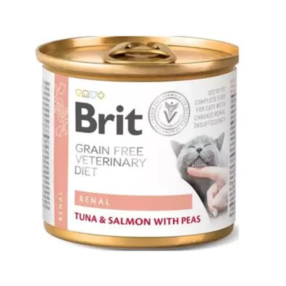 Brit GF Veterinary Diet Cat Cans Renal 200 g