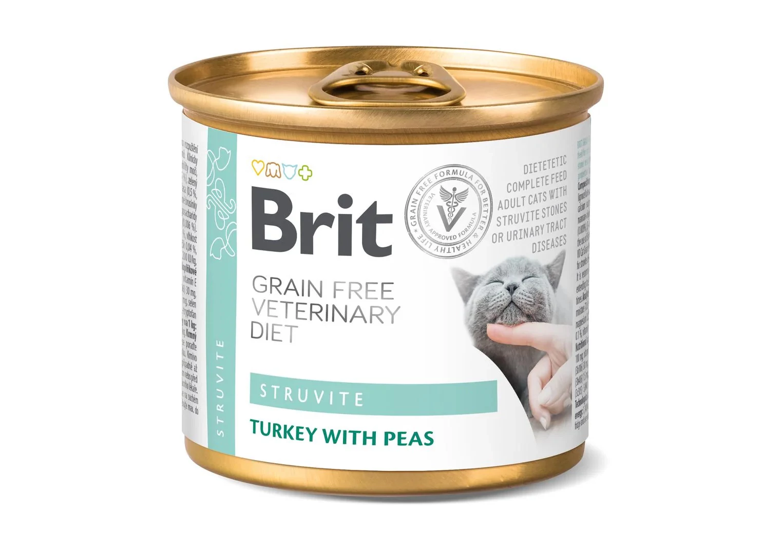 Brit GF Veterinary Diet Cat Cans Struvite 200 g