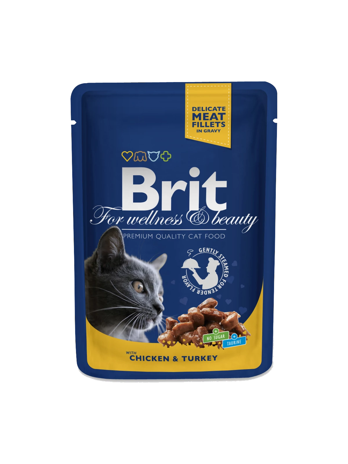 Brit Premium Cat Pouches Chicken & Turkey 100 G
