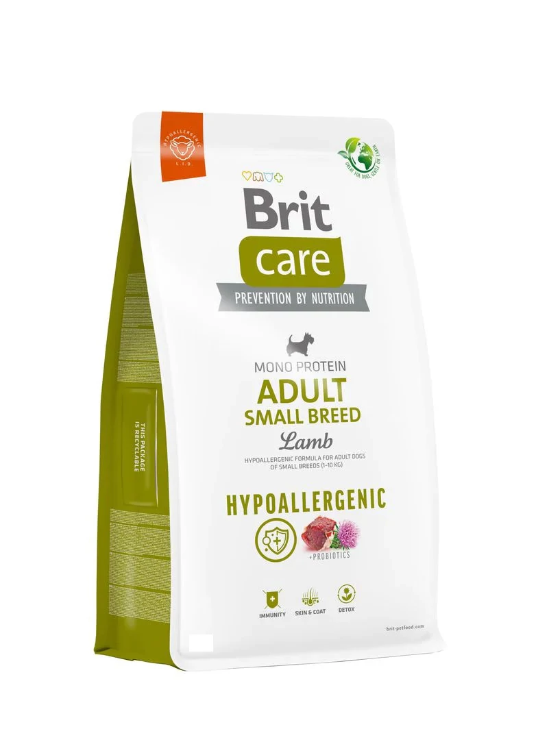 Brit Care Hipoallergén Adult Small Breed Lamb & Rice 3kg
