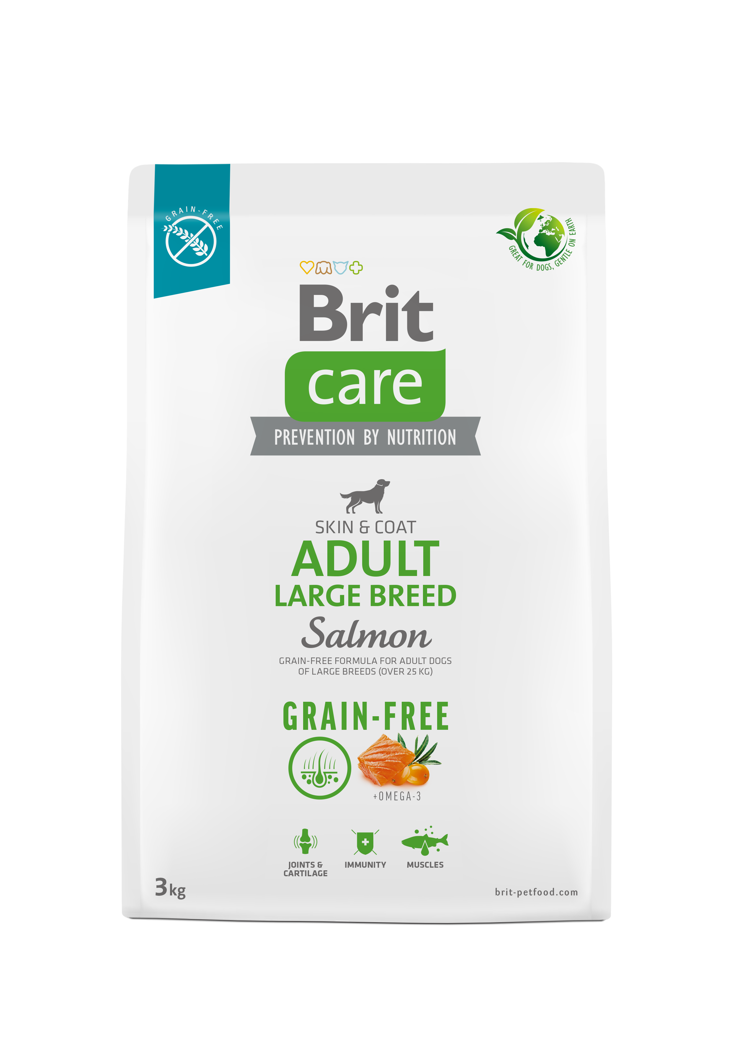 Brit Care Dog Grain-free Salmon Adult Large Breed 3 kg