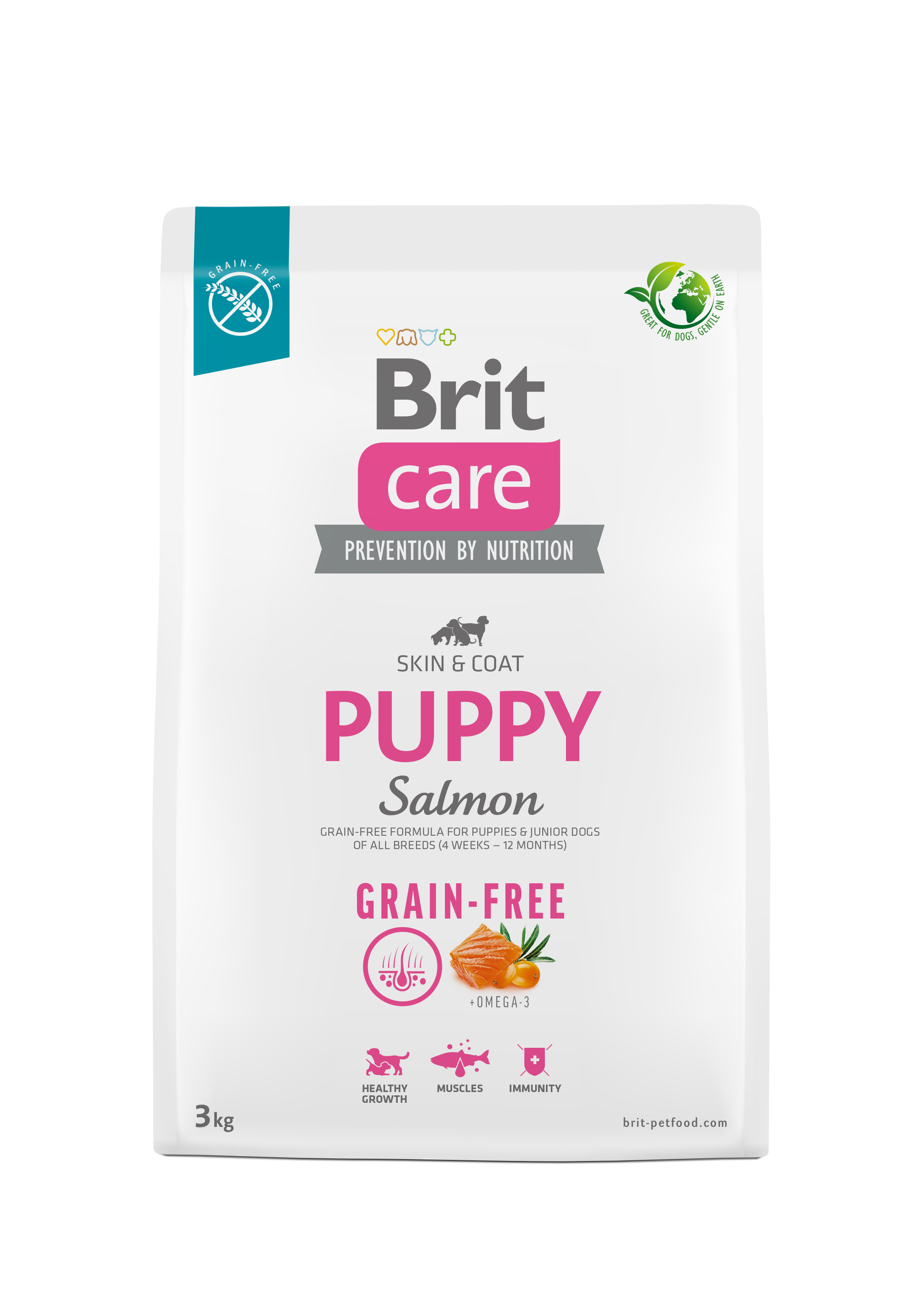 Brit Care Dog Grain-free Salmon Puppy 3 kg