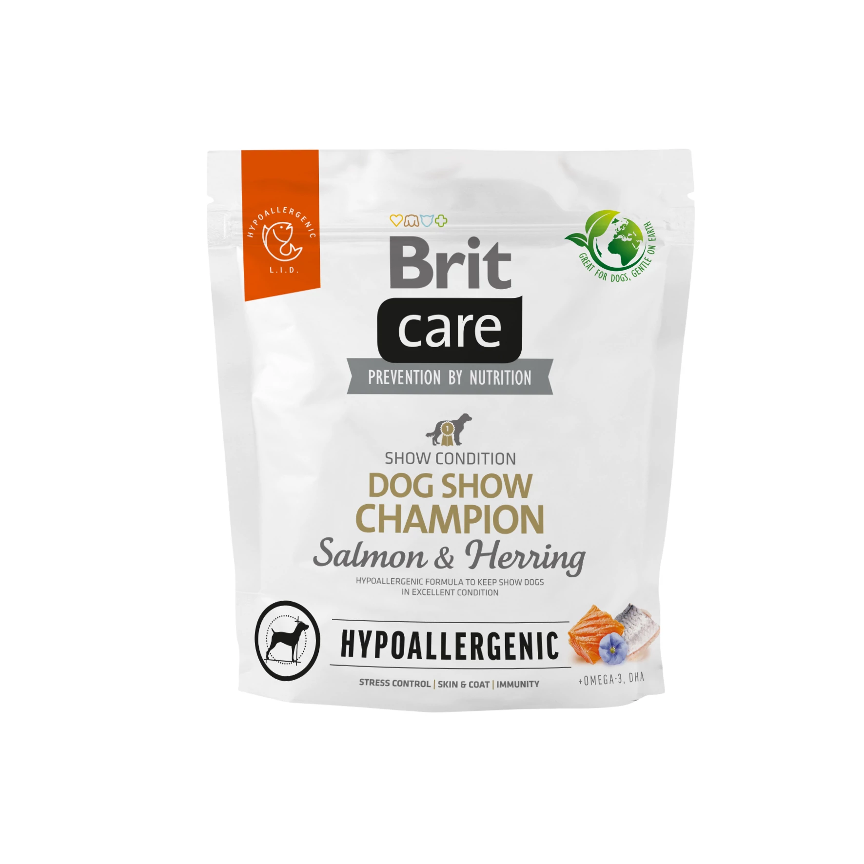 Brit Care Dog Hypoallergenic Salmon&Hering Dog Show Champion 1 kg