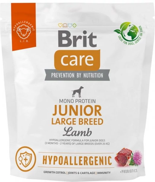 Brit Care Dog Hypoallergenic Lamb Junior Large Breed 1 kg