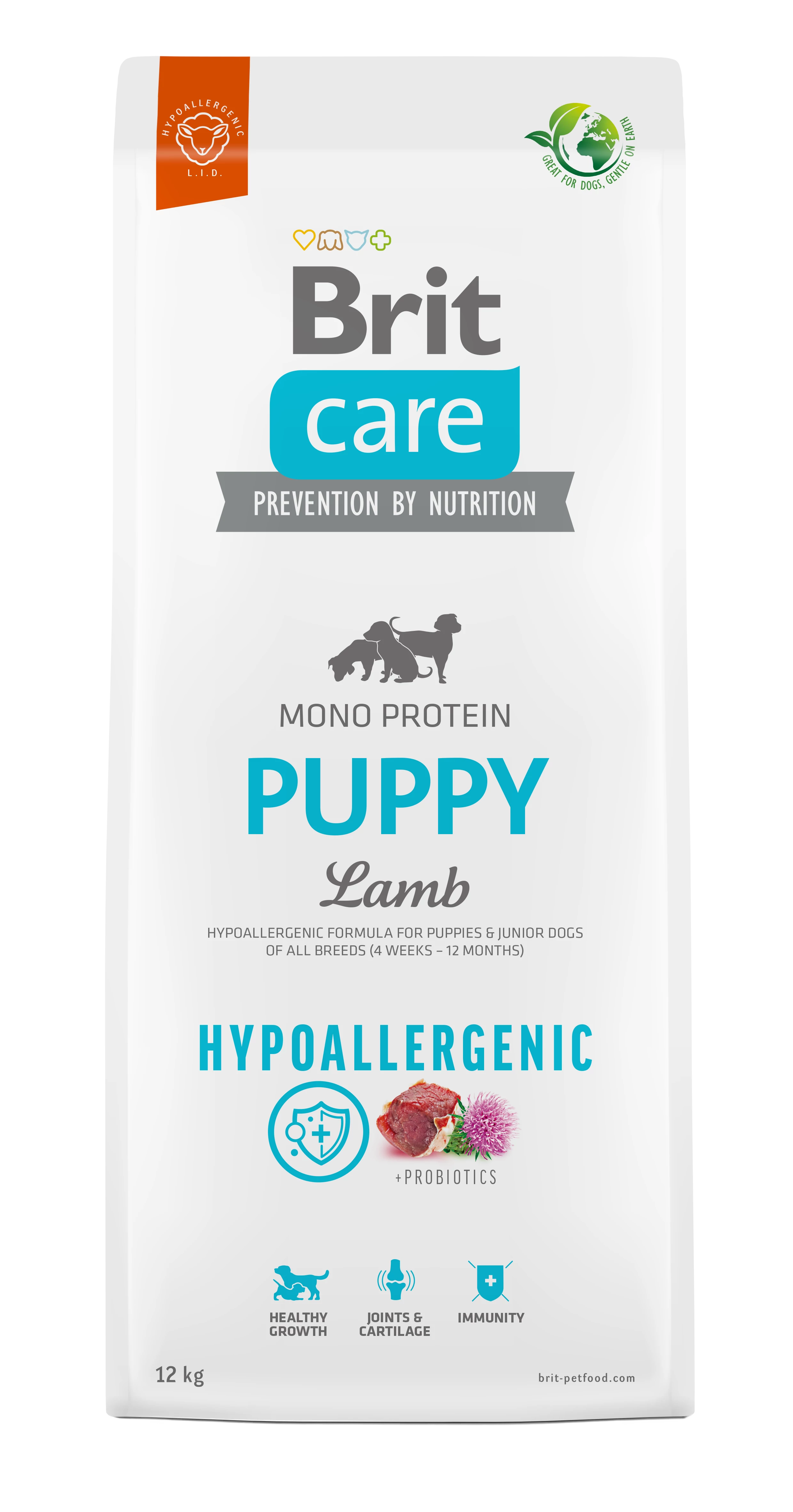 Brit Care Dog Hypoallergenic Lamb Puppy 12 kg