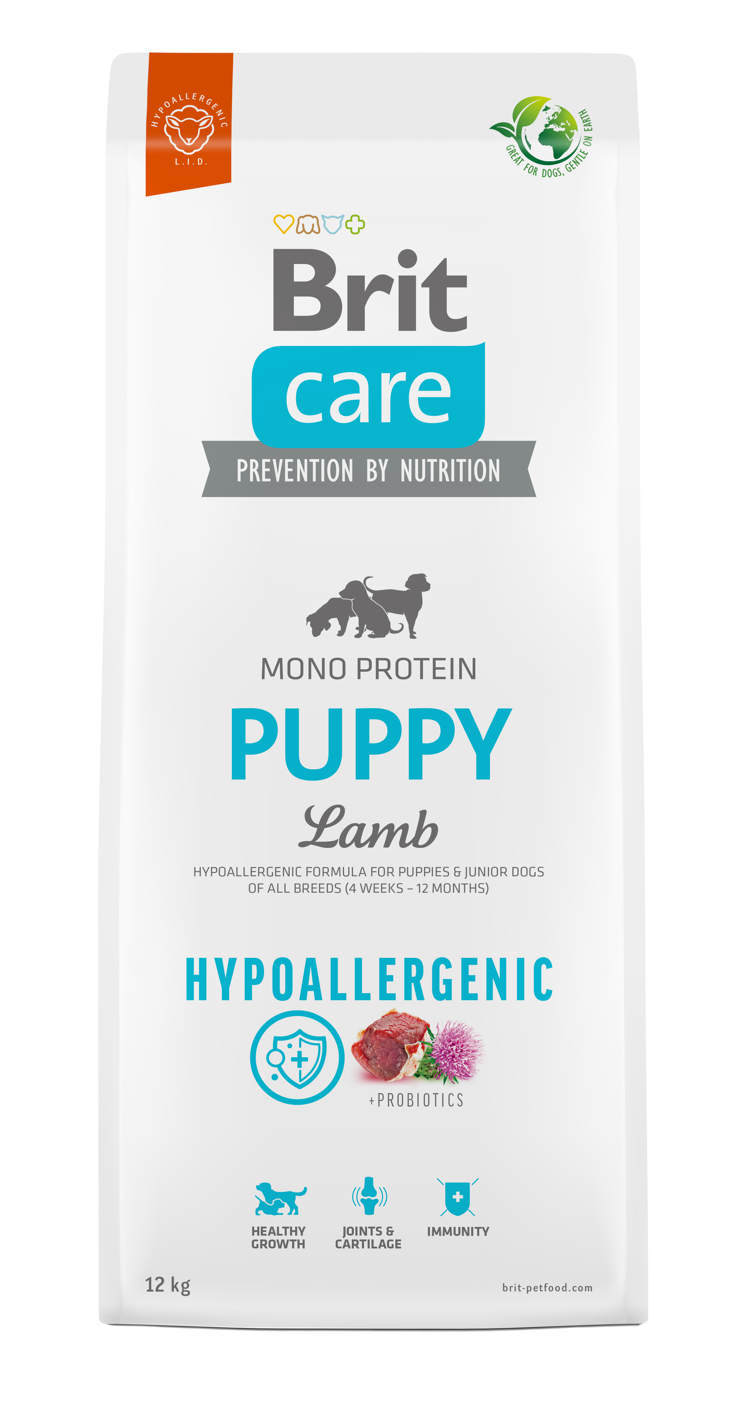 Brit Care Dog Hypoallergenic Lamb Puppy 12 kg