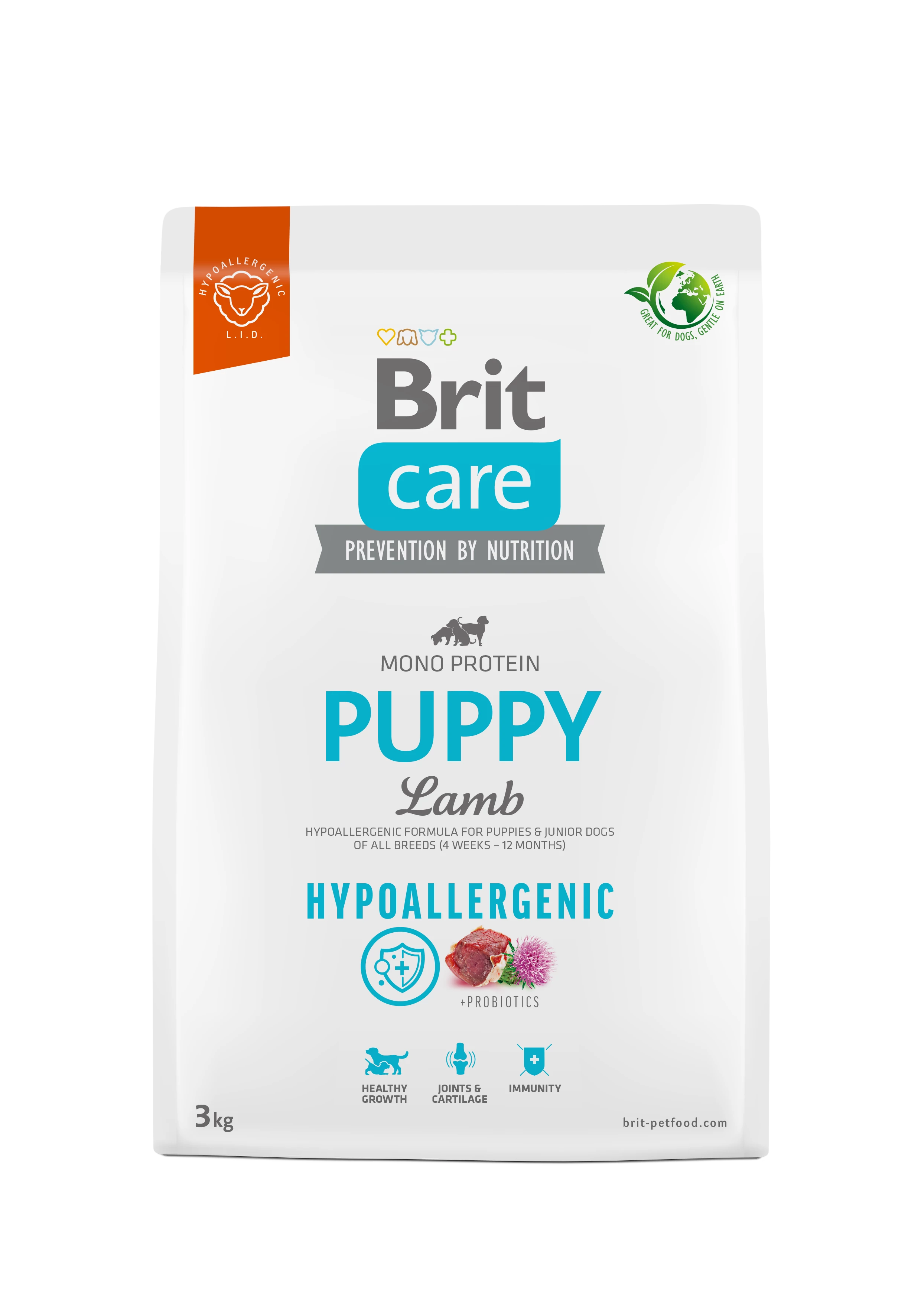 Brit Care Dog Hypoallergenic Lamb Puppy 3 kg