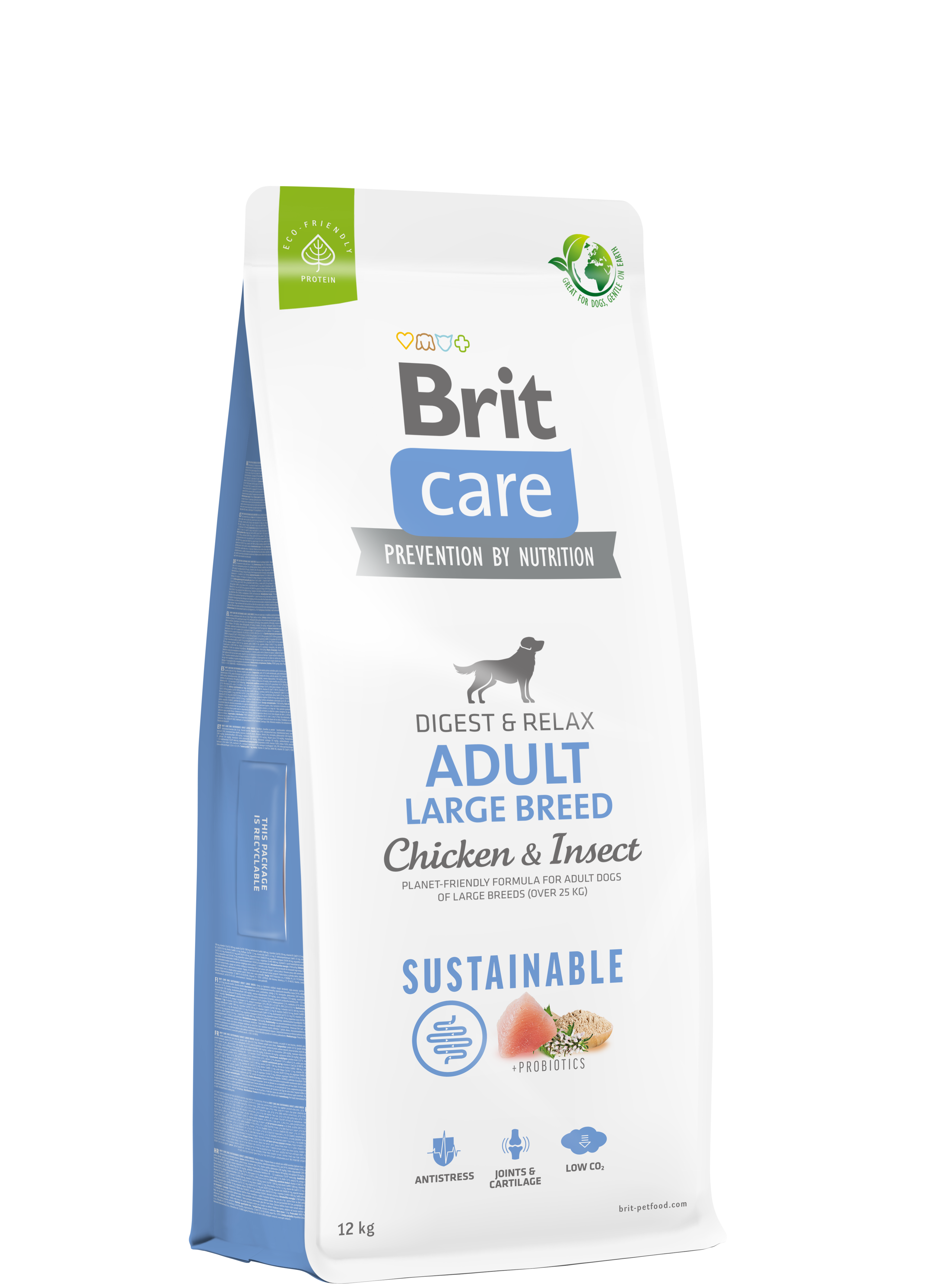 Brit Care Dog Sustainable Insect Adult Large Breed 12 kg
