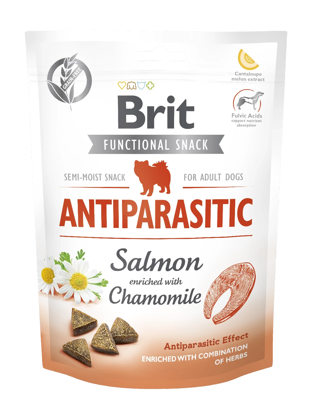 Brit Care Functional Snack Antiparasitic Salmon (lazac, kamilla) 150g