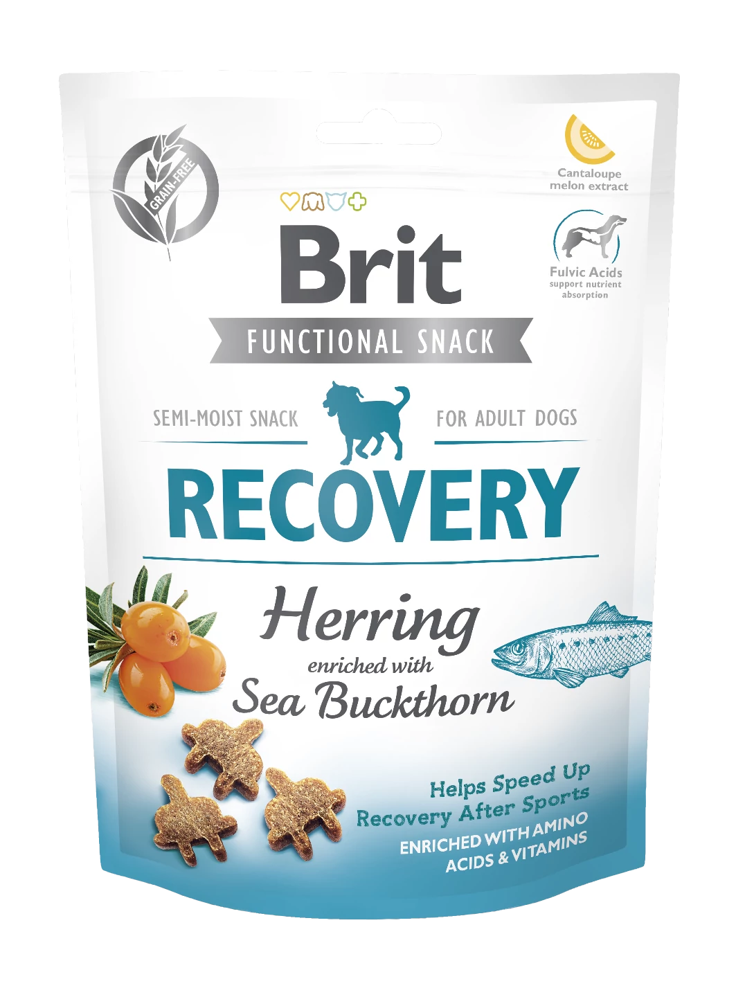Brit Care Functional Snack Recovery Hering (hering, hínár) 150g