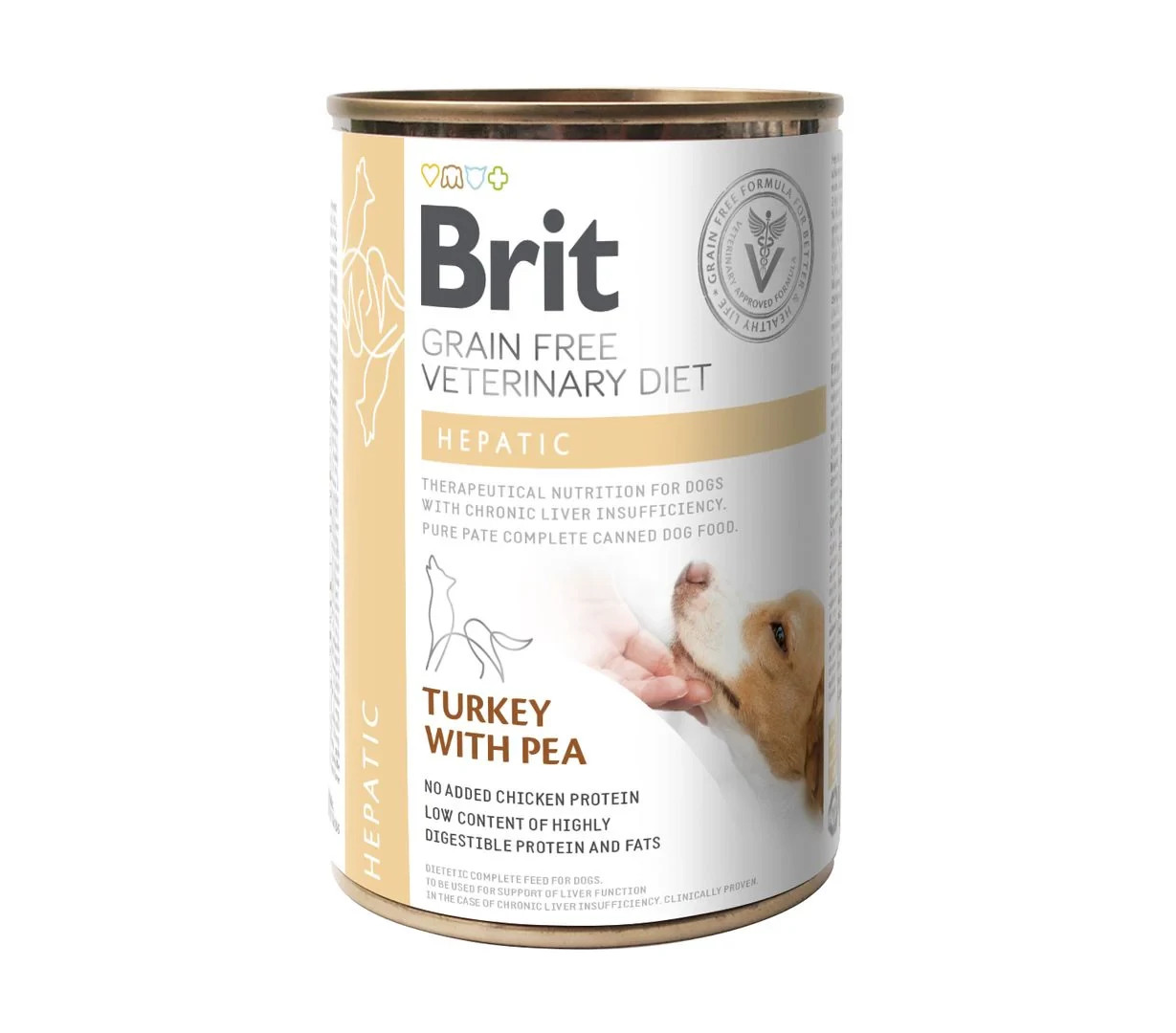 Brit GF Veterinary Diets Dog Can Hepatic 400g