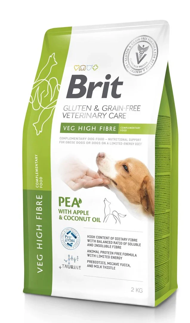 Brit GF Veterinary Diets Dog Veg High Fibre 2 kg