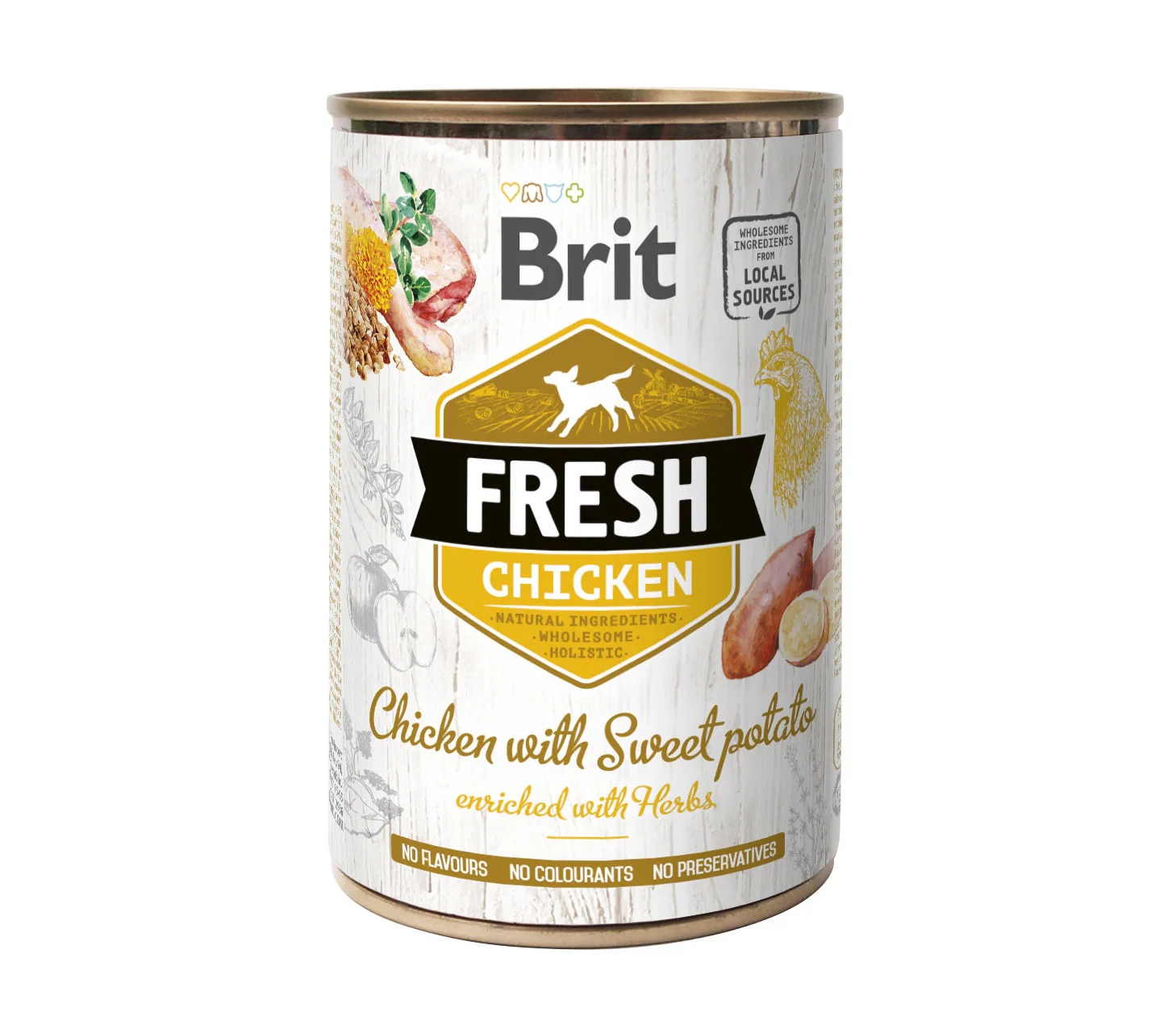 Brit Fresh Chicken with Sweet Potato 400 g