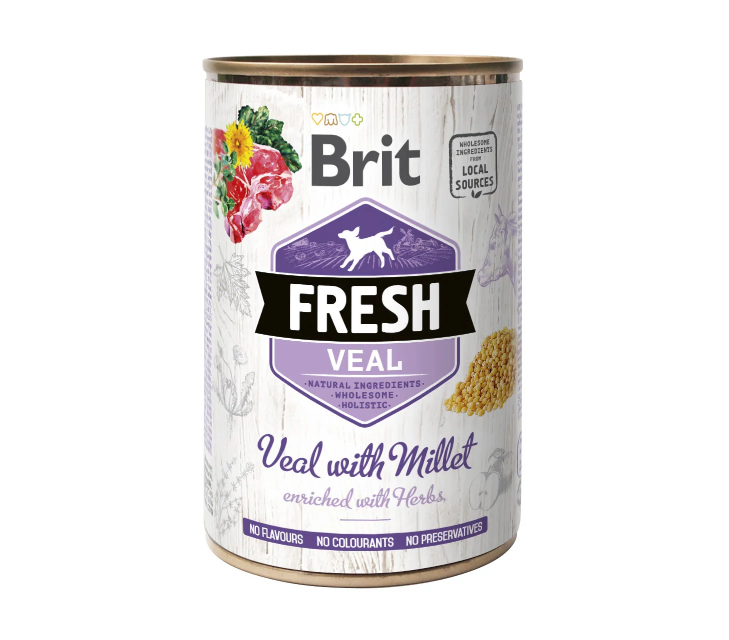 Brit Fresh Veal with Millet 400 g