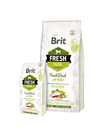 Brit Fresh Duck with Millet Active Run & Work 2,5 kg