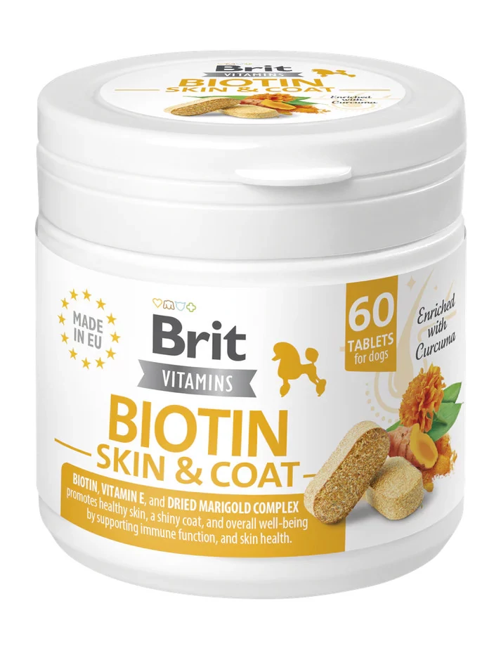 Brit Vitamins Biotin Skin&Coat 120g