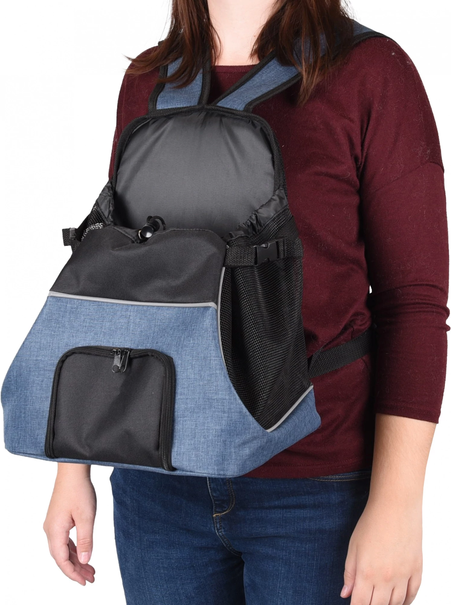 FLAMINGO SZÁLLÍTÓTÁSKA KÉK 30X23X38CM