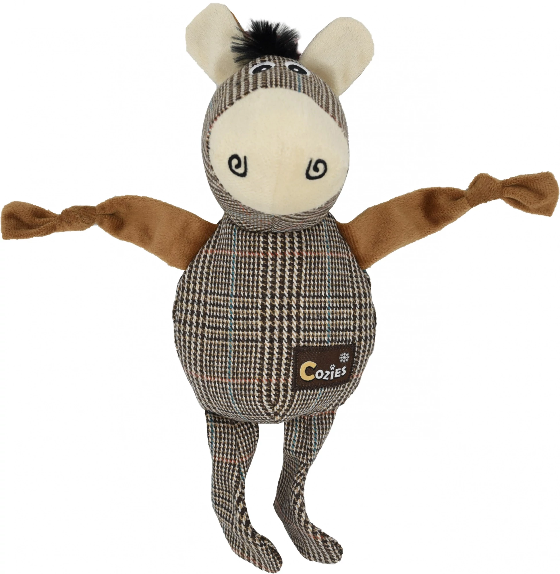 Flamingo játék plüss kockás csacsi 33 cm