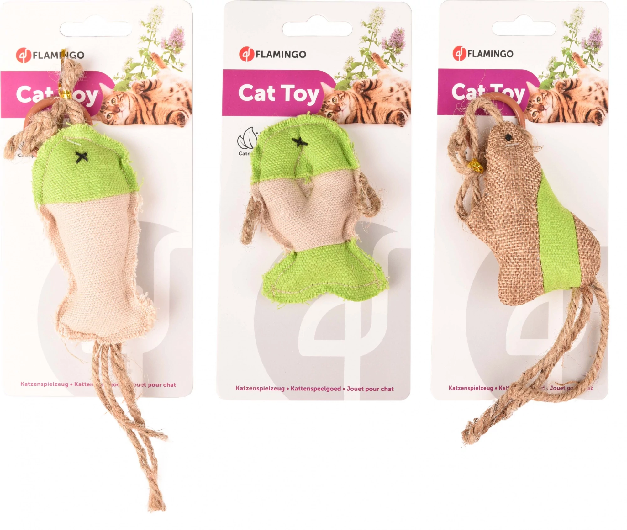 Flamingo macska játék natu macskamenta (catnip) 10 cm