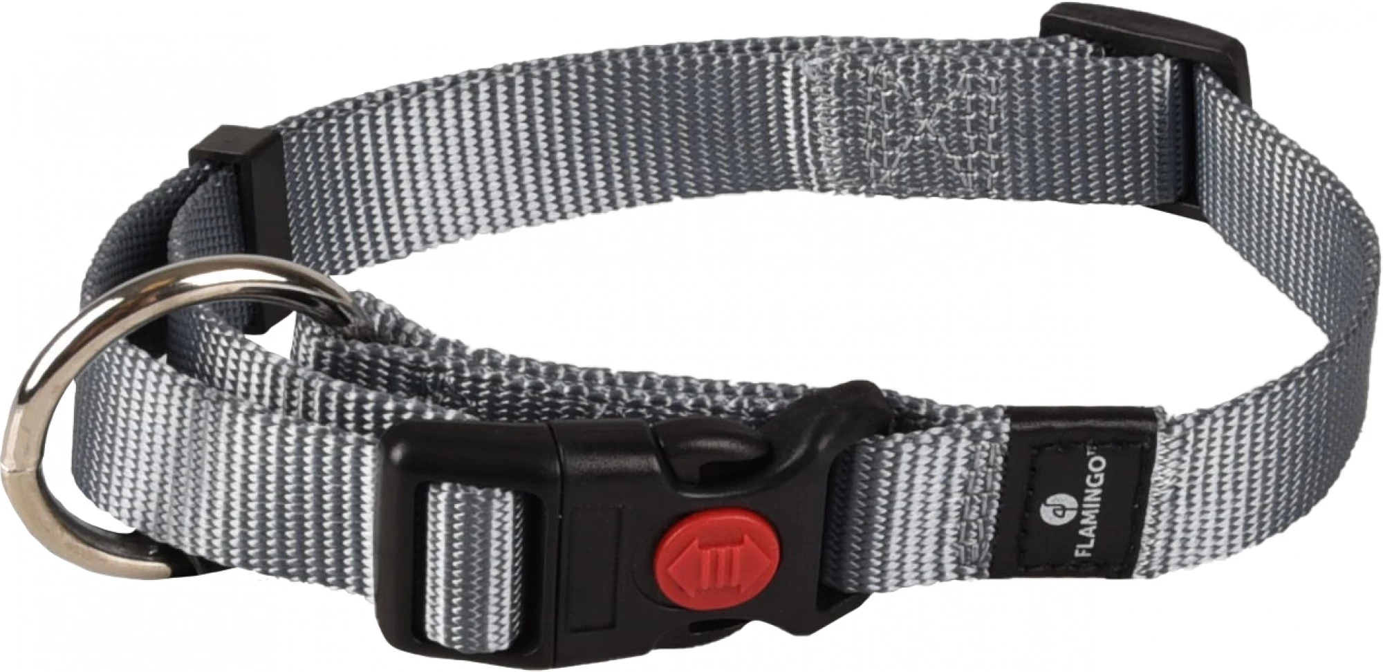 Flamingo nyakörv ziggi szürke 2x40-55 cm