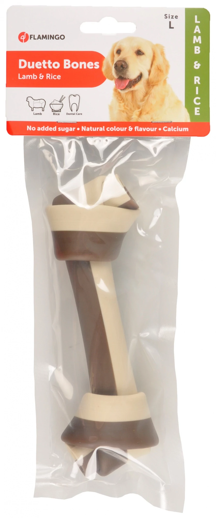 Flamingo snack duo csomó lamb 17 cm